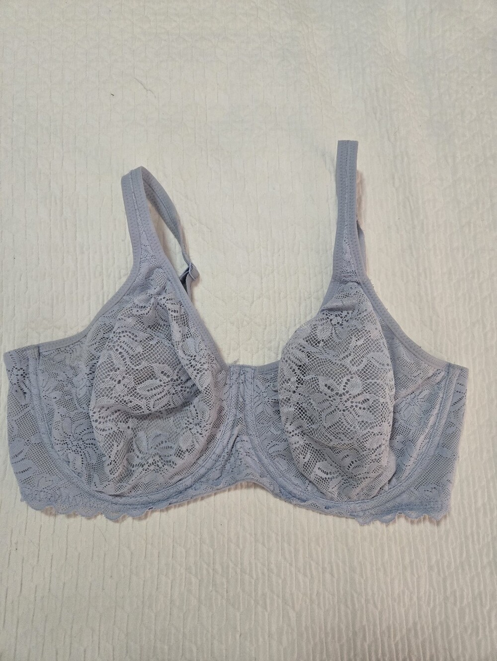 Wacoal Blue Lace Bra 34G